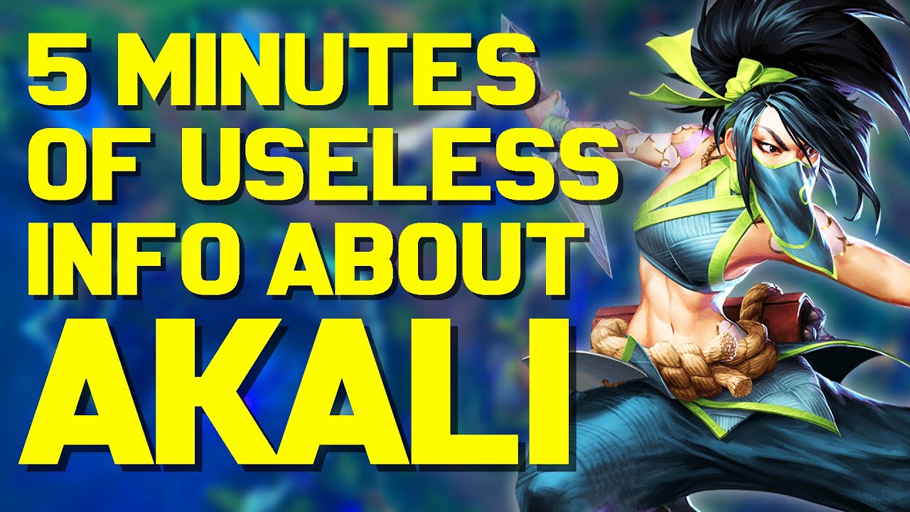 5 Minutes of Useless Information About Akali (Ft. Professor Akali!)