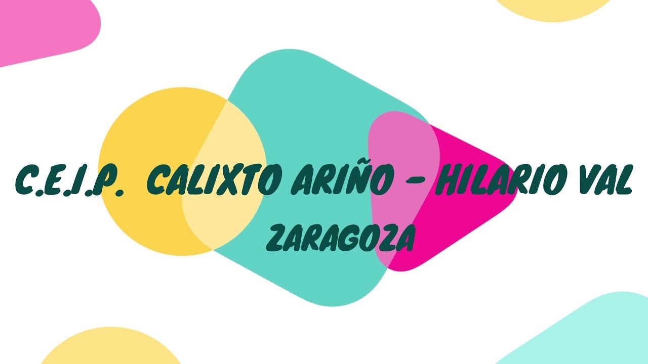 C.E.I.P. CALIXTO ARIÑO EN IMÁGENES
