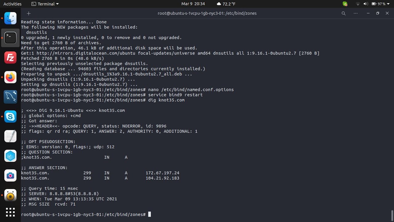 How To Install and Configure BIND9 DNS Server on Ubuntu 20.04 LTS