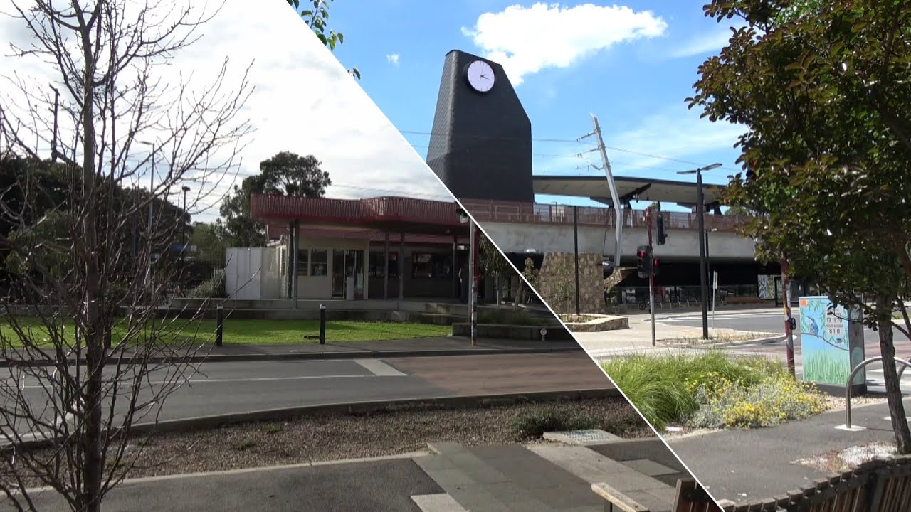 Mooroolbark Station Then and Now