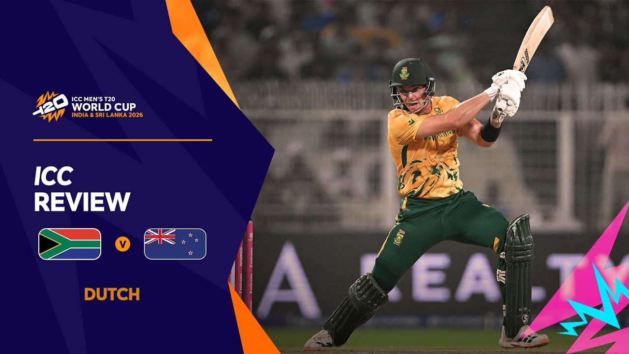 Nieuw-Zeeland schakelt Zuid-Afrika uit en bereikt de finale | ICC Review | Men's T20 World Cup 2026
