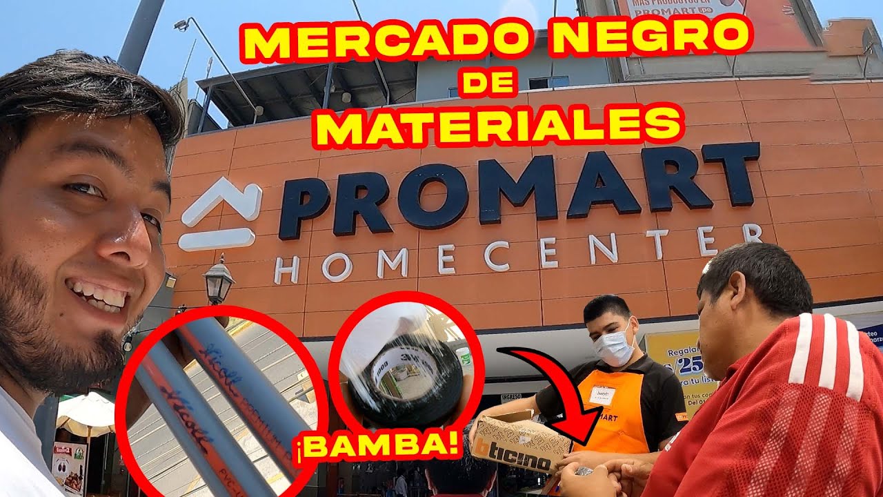 EL MERCADO NEGRO de MATERIALES de CONSTRUCCIÓN BAMBA más grande de LIMA NORTE