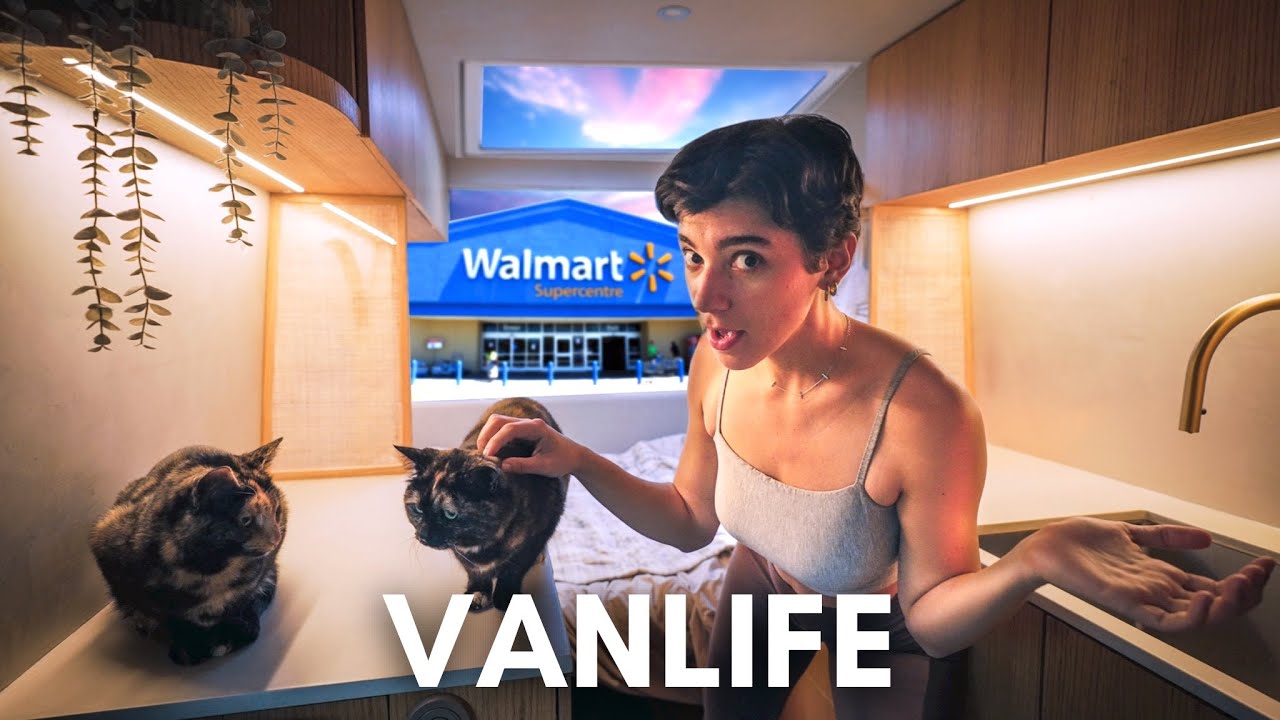 30+ Hour Roadtrip | Van Camping at Walmart and Cracker Barrel