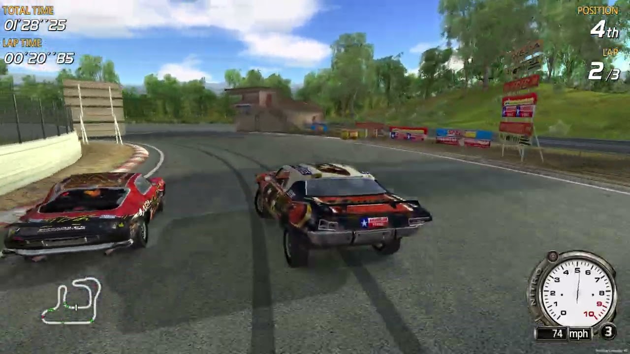 FlatOut Gameplay Part 24 [4K 60FPS PC] No Commentary