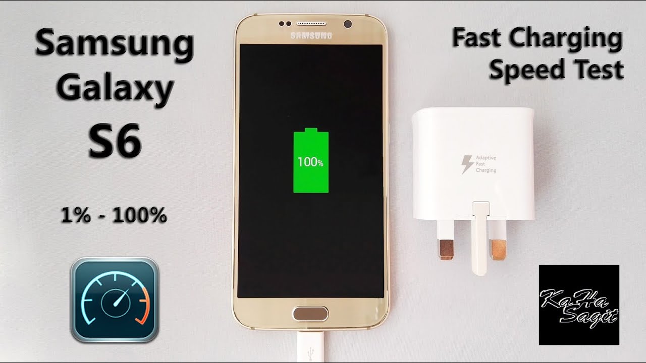 Samsung Galaxy S6 - Battery Fast Charging Speed Test (1% - 100%)