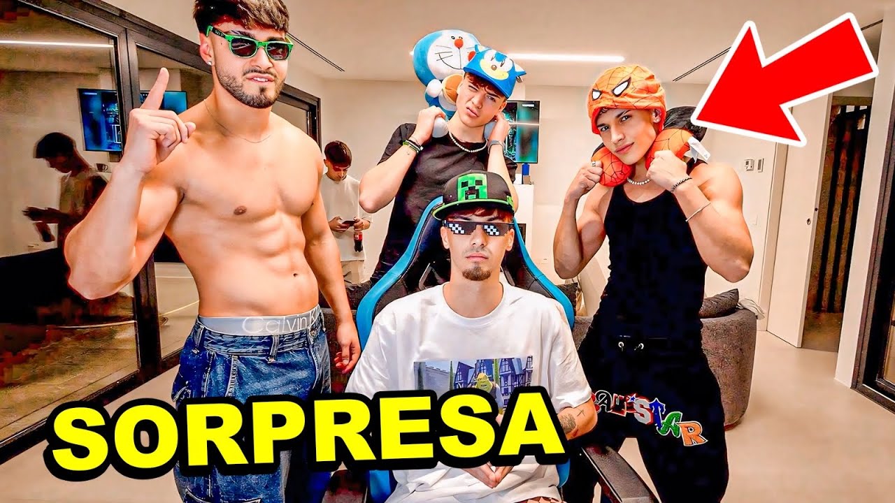 Apolo y Mllanos aparecen por Sorpresa en el Directo de Krufy!
