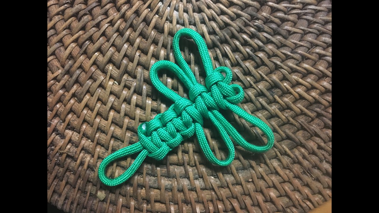How To Make A Decorative Paracord Dragonfly - Tutorial
