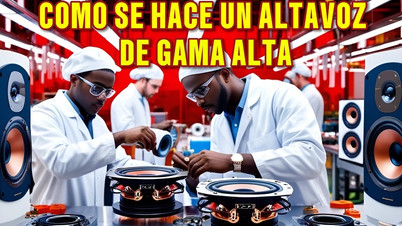 COMO se FABRICAN los ALTAVOCES de GAMA ALTA &iexcl;VALEN HASTA 500,000 D&Oacute;LARES!😱