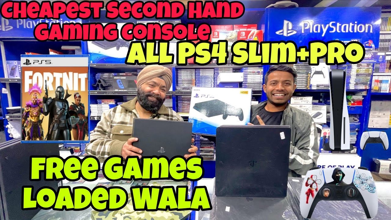 Cheapest  Second Hand Gaming Console New Year Special Offer💥Ps4,Ps3, Ps4 Pro😊All Games Loaded🤯
