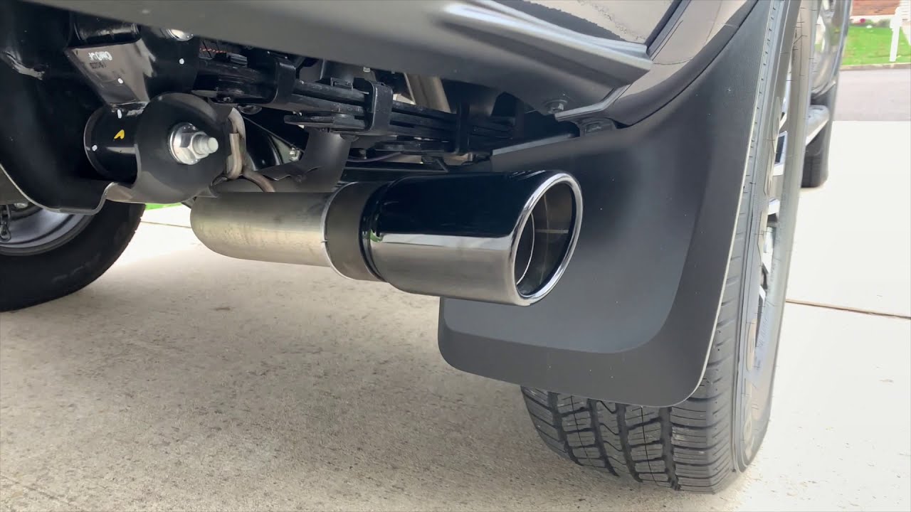 2021 Toyota Tacoma exhaust tip INSTALL AND REVIEW