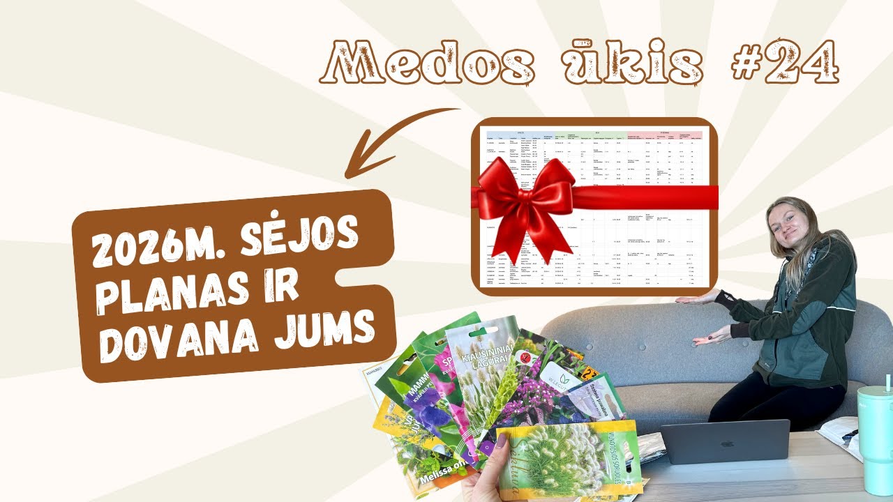 Medos ūkis #24 sėjos planas (dovana jums), sėklų stratifikacija