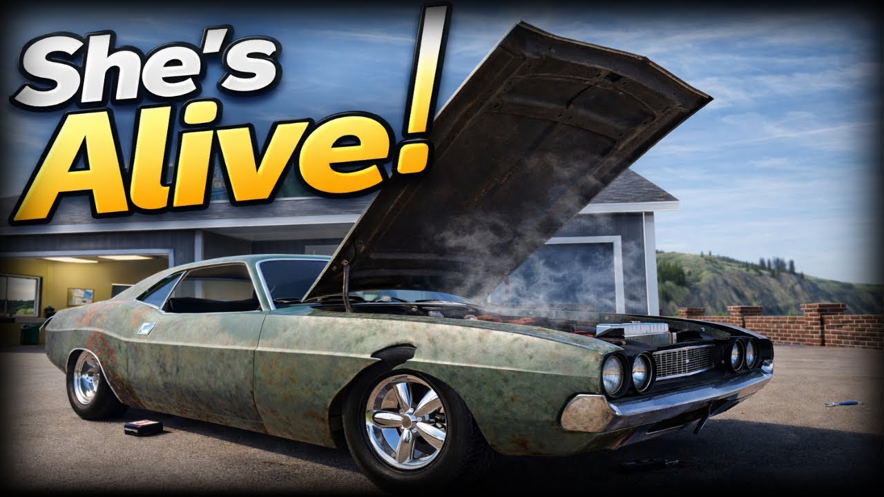 MY HELLCAT SWAPPED CHALLENGER LIVES AGAIN!! - MY GARAGE