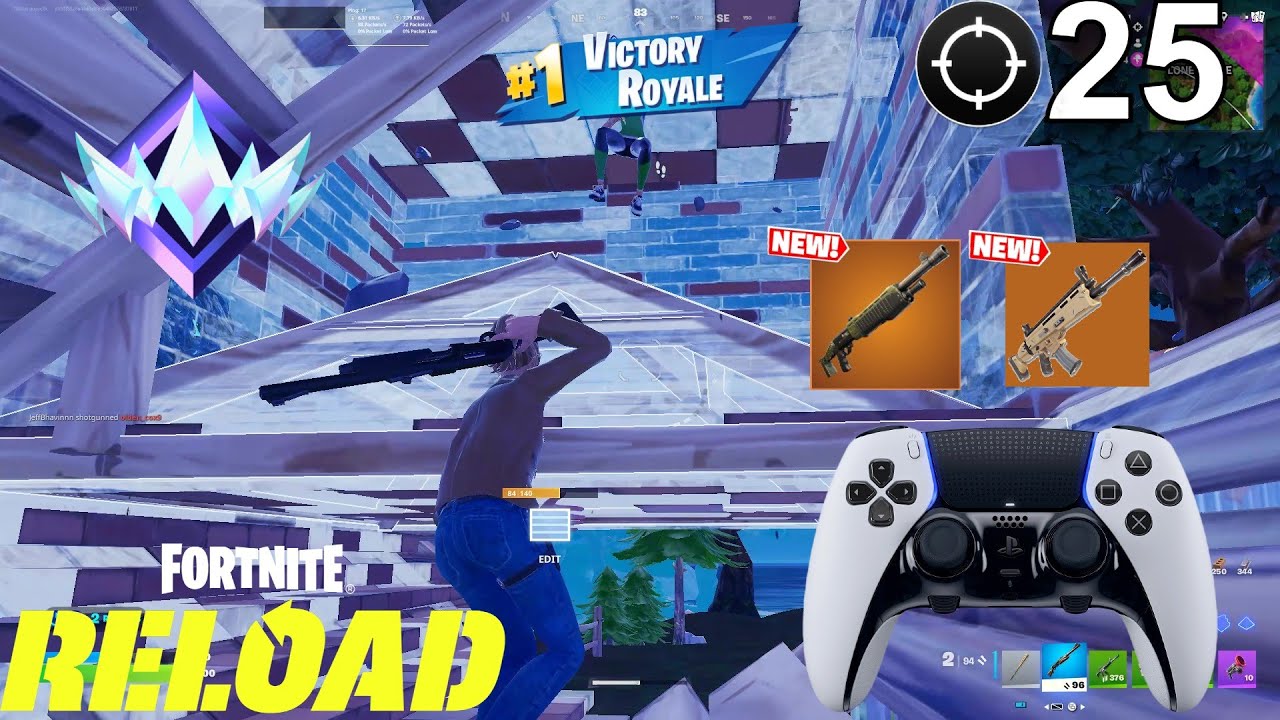 Fortnite Ranked Reload High Kill Solo + Best Controller Settings For Chapter 7 🏆