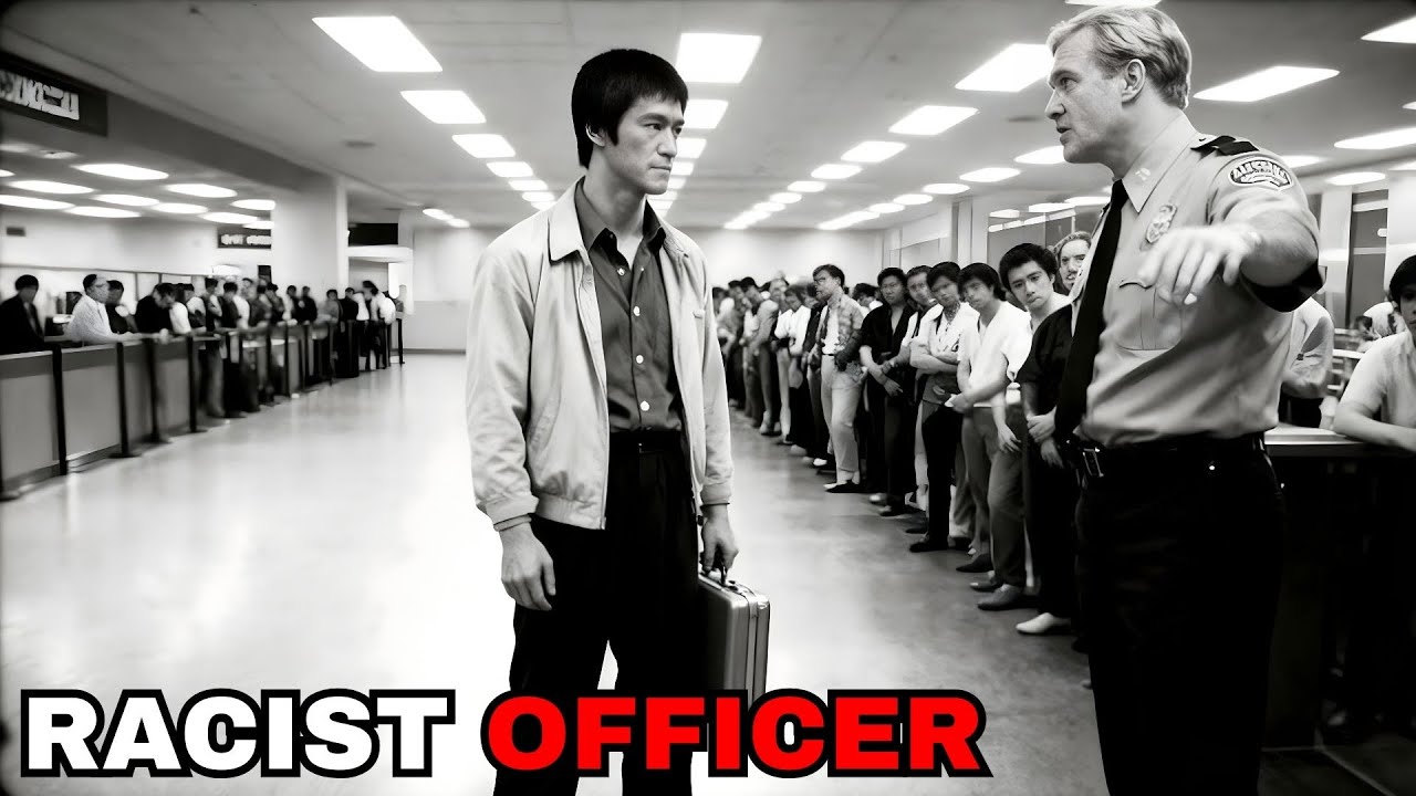 Bruce Lee at Airport When Custom Officer Mocked His Accent — 30 Seconds Later Became LEGEND.