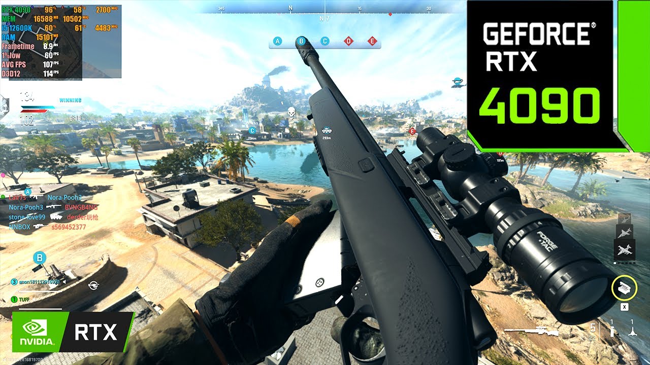 Call of Duty : Modern Warfare 2 | RTX 4090 24GB ( 4K Maximum Settings DLSS OFF )