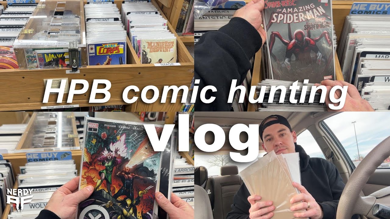 VLOG: comic book hunting at half price books