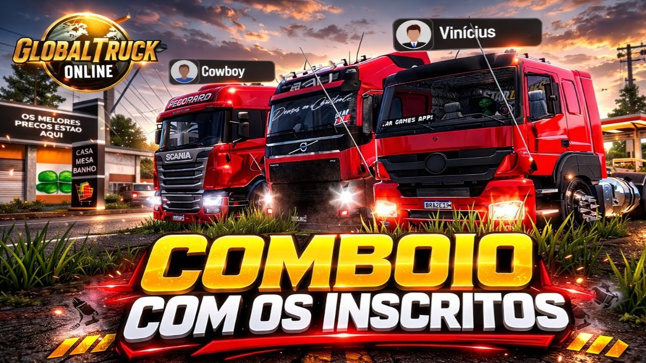 global truck online comboio com os inscritos