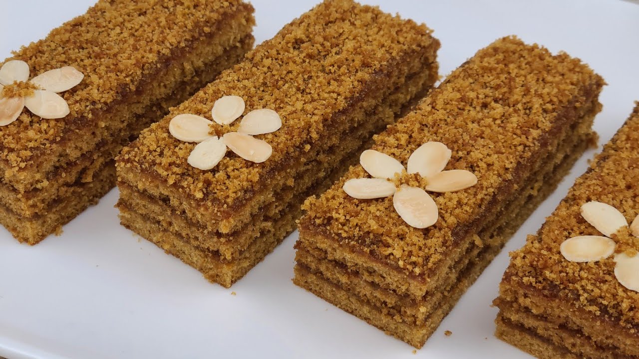 كيكة العسل الروسية جربيها بهذه الطريقة من أروع مايكون gateau_russe#