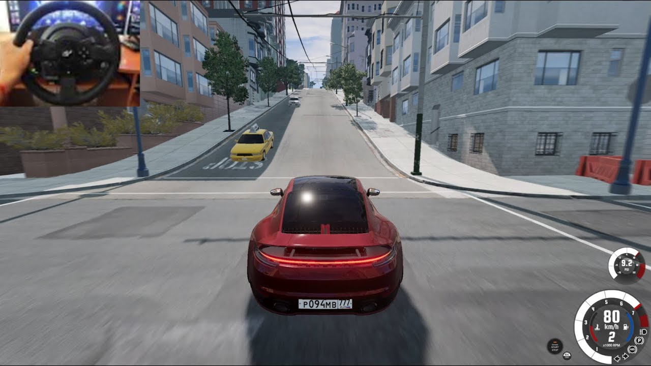 Porsche Carrera S | BeamNG Drive | Thrustmaster T300 RS GT