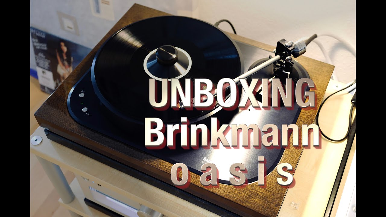 Brinkmann Oasis turntable - unboxing, adjusting and connecting