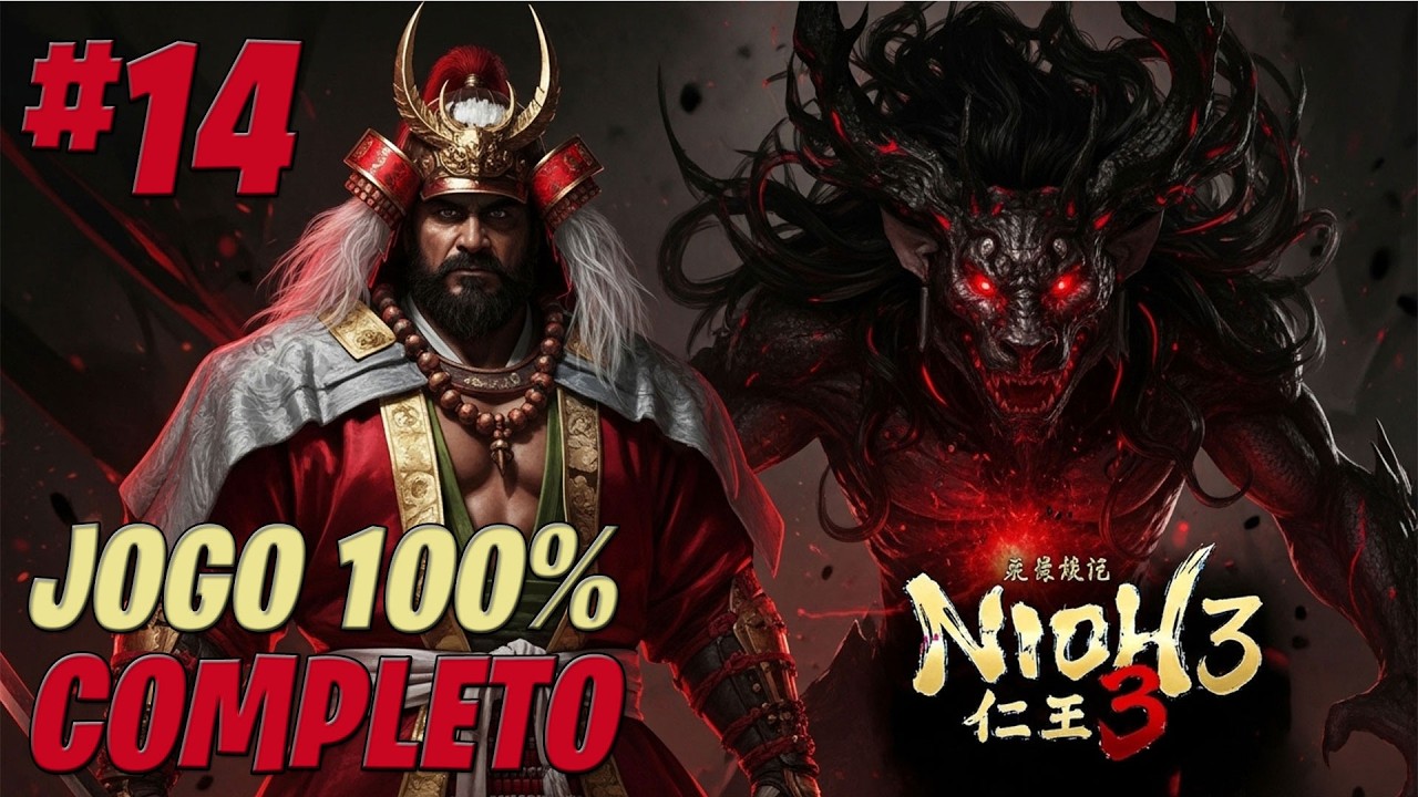 ⚔️ NIOH 3  JOGO COMPLETO ⚔️ # 14 JORNADA DO XOGUM E  FARM  EM COOP