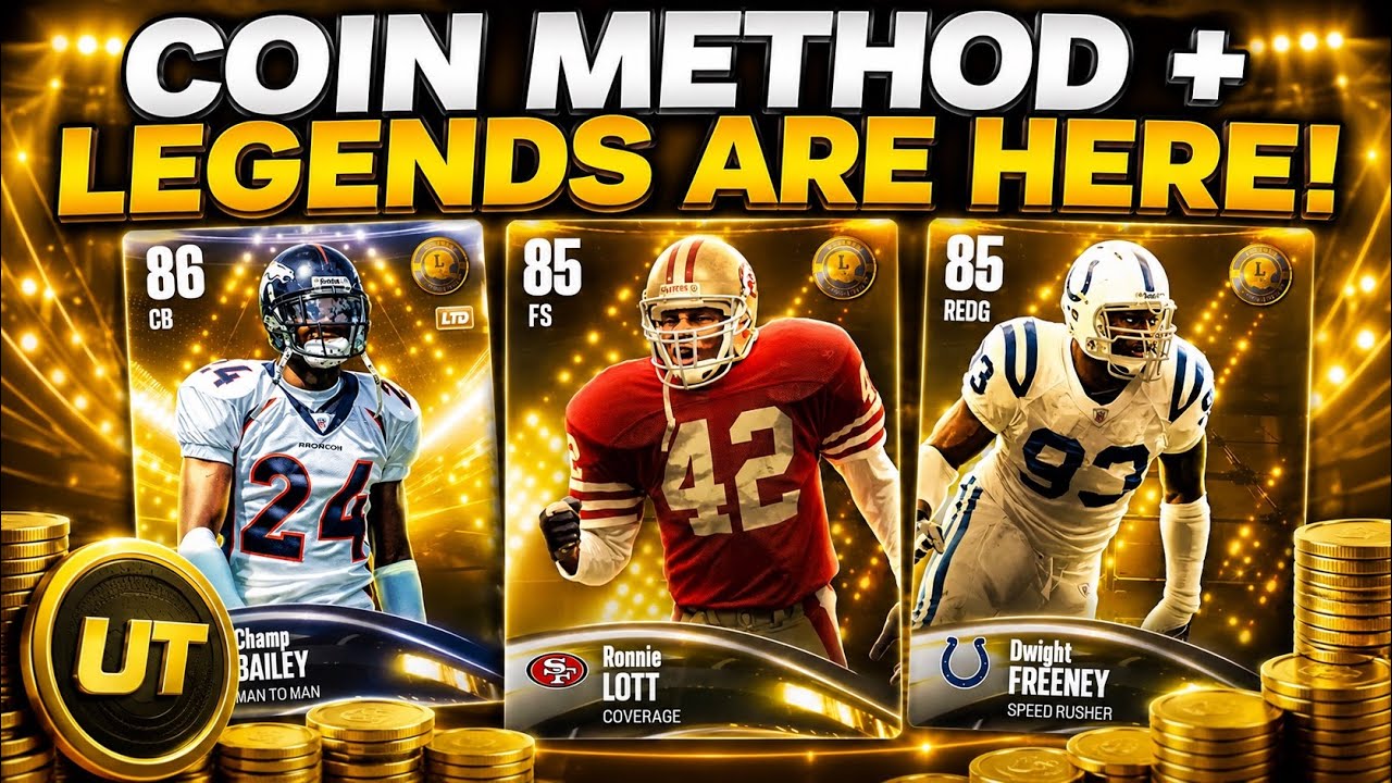 COIN METHOD! INSANE LEGENDS ARE HERE IN MADDEN 27 ULTIMATE TEAM!