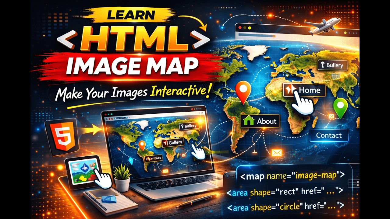 HTML Image Map Explained in Hindi Urdu | Learn Clickable Areas in Images | Web Development Tutorial