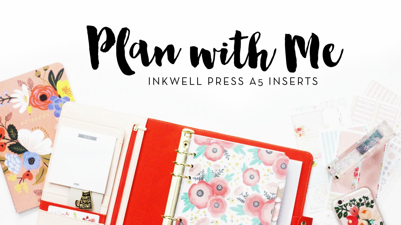 Plan With Me! | Inkwell Press A5 Inserts