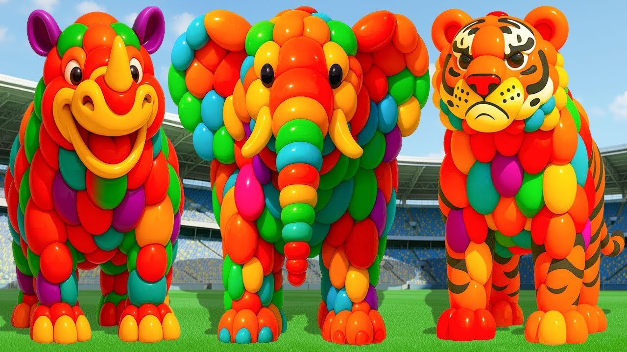 The mascot vibrato assistant Panda placed on the football field is popular, co-produced,and creative
