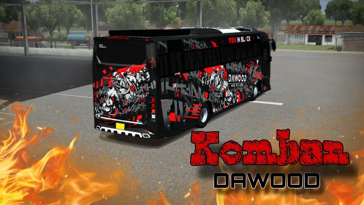 NEW KOMBAN 🛑 DAWOOD UPDATED 💥 BUS LIVERY ❤️#bussid #buslivery 