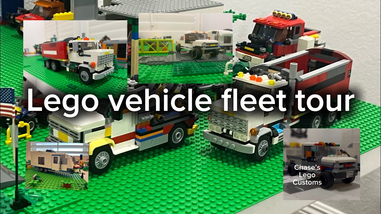 My Channels 1 year anniversary, (Lego Truck Fleet tour) 