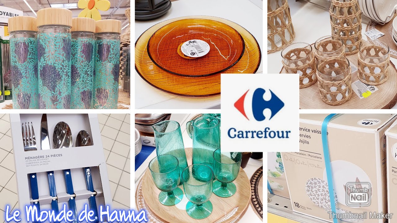 CARREFOUR FRANCE 15-07 VAISSELLE ET ACCESSOIRES CUISINE 🍸🥣