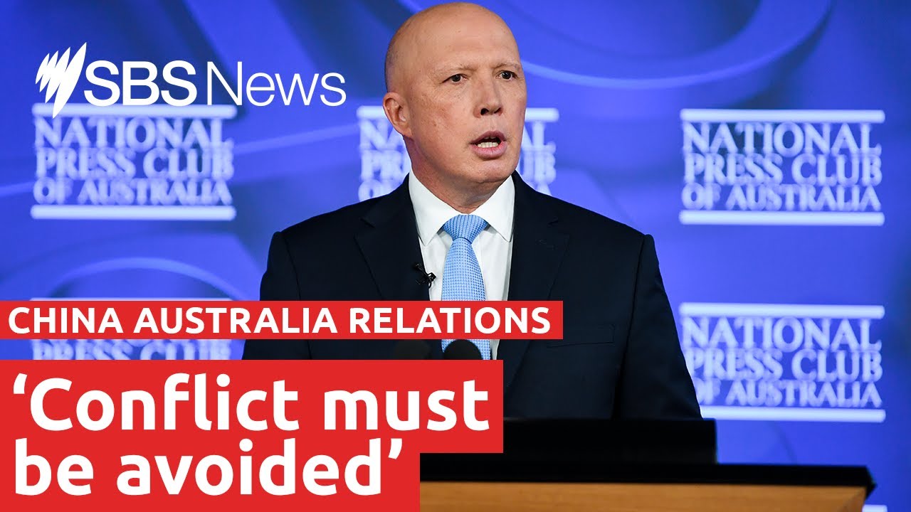 China sees Australia as 'tributary state', Peter Dutton says | SBS News