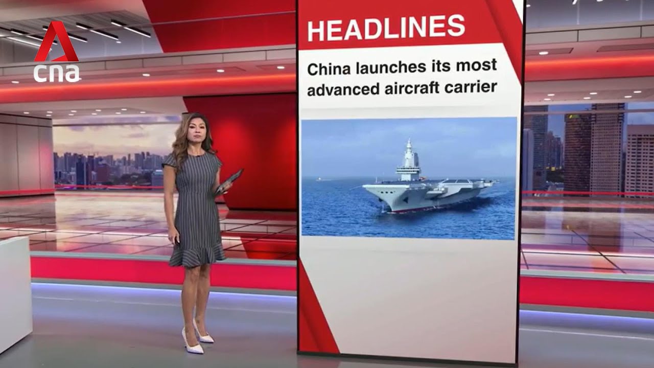 China launches its third and most advanced aircraft carrier Fujian | East Asia Tonight (Nov 7)