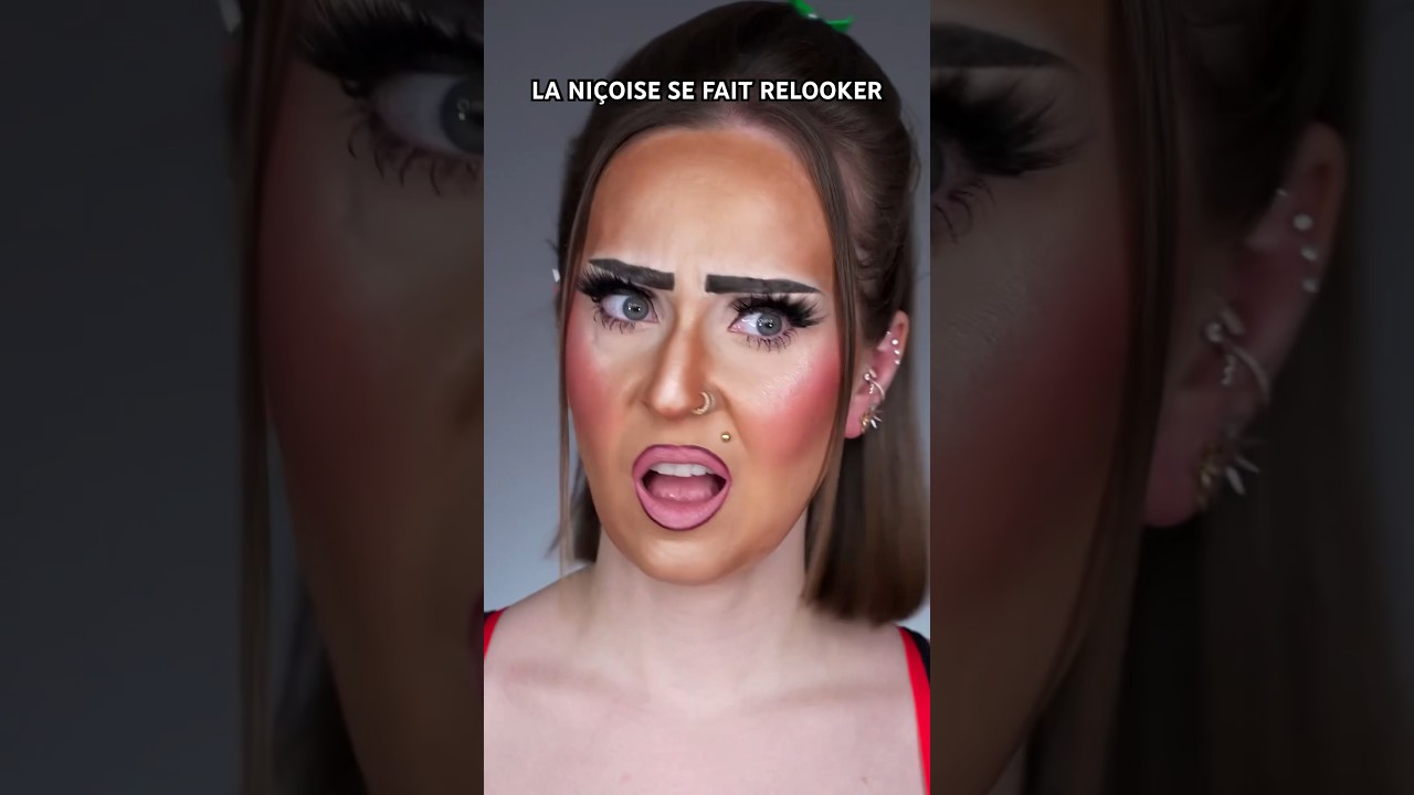 La Ni&ccedil;oise se fait relooker #makeup #humour #makeupchallenge #issanissa #nissalabella