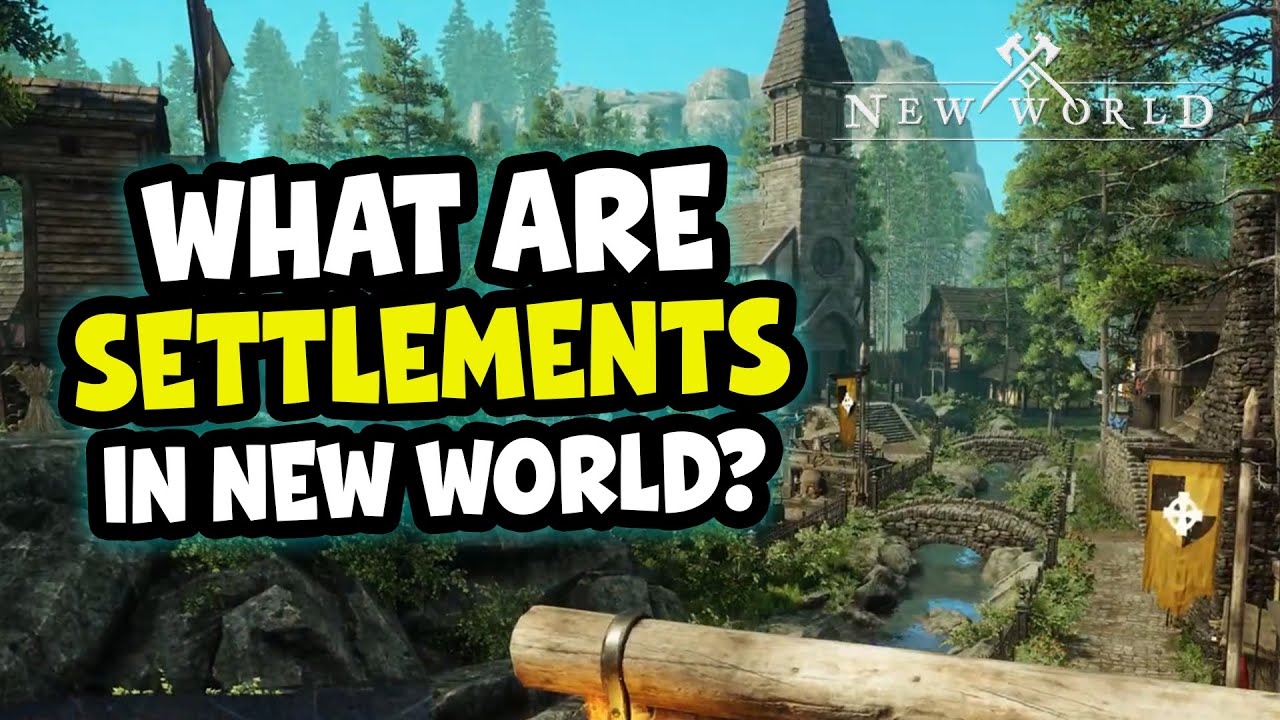 NEW WORLD MMO 🪓 What are Settlements?