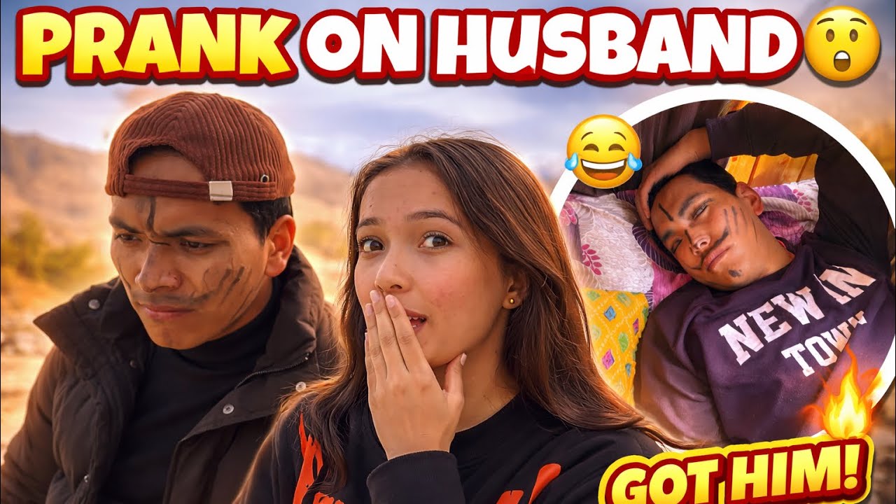 PRANK ON HUSBAND 😲🤣#prank #ladakhivlogger #dailyvlog