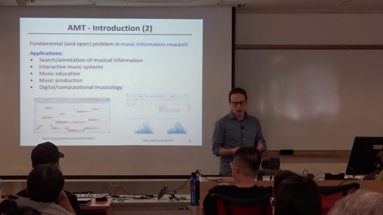 Automatic Music Transcription by Dr. Emmanouil Benetos - Part 1