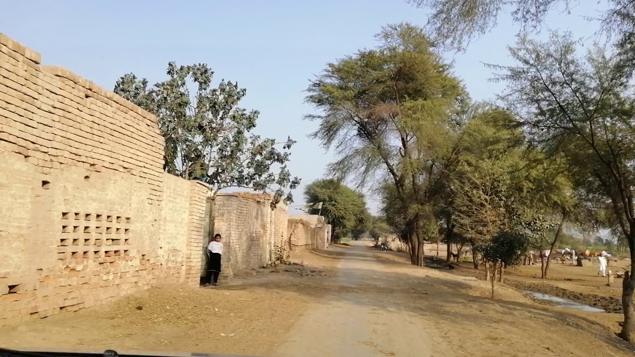 A View of village in  Khanewal District, Punjab Pakistan