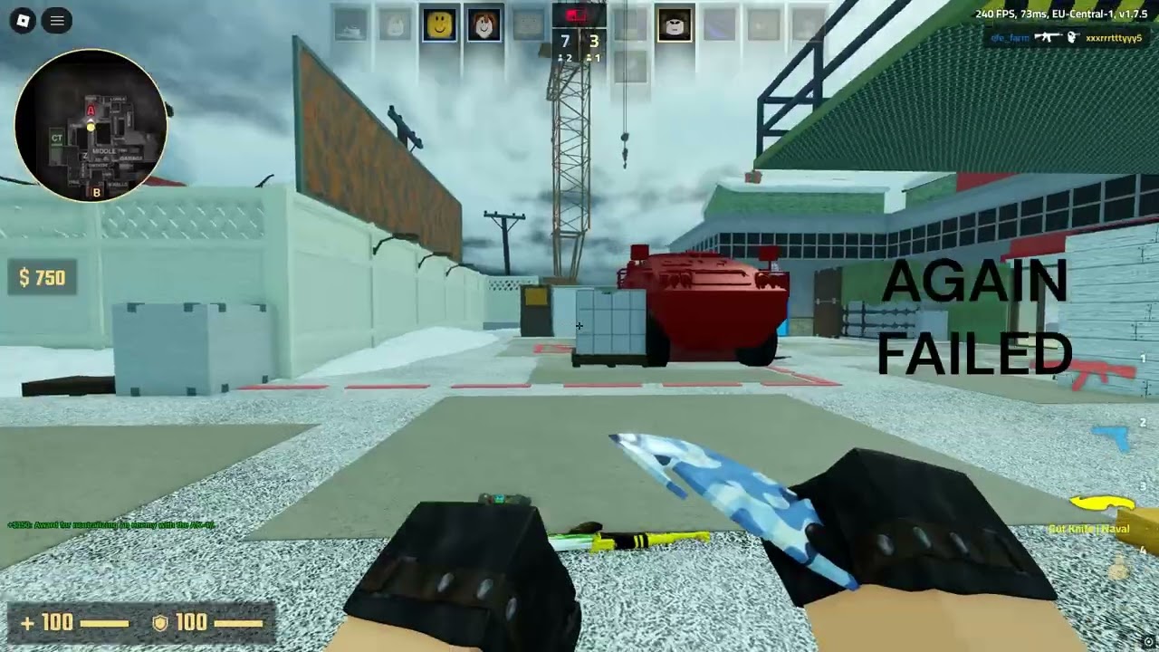 Destroyer is destroying in Counter Blox