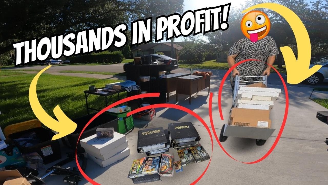 I Bought 50,000 Magic The Gathering Cards At This Yard Sale!