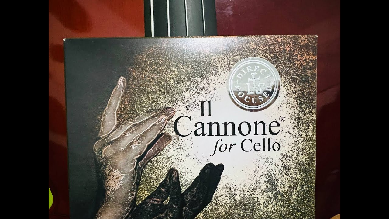 TESTANDO AS CORDAS LARSEN IL CANNONE PARA VIOLONCELO, COMPARANDO COM LARSEN SOLISTA E SPIROCORE TUNG