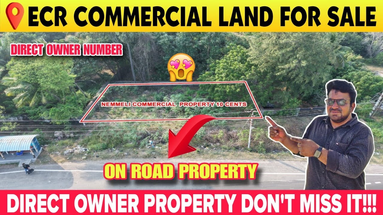 Commercial Land For Sale in Chennai - ECR #ecr