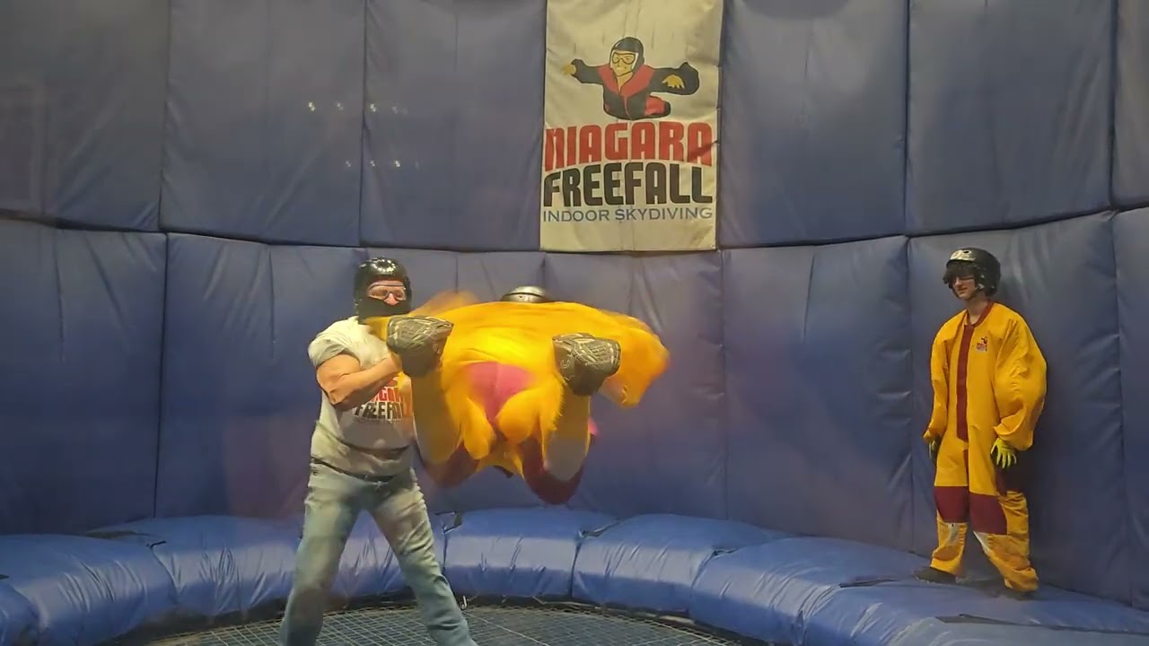 Indoor skydiving 