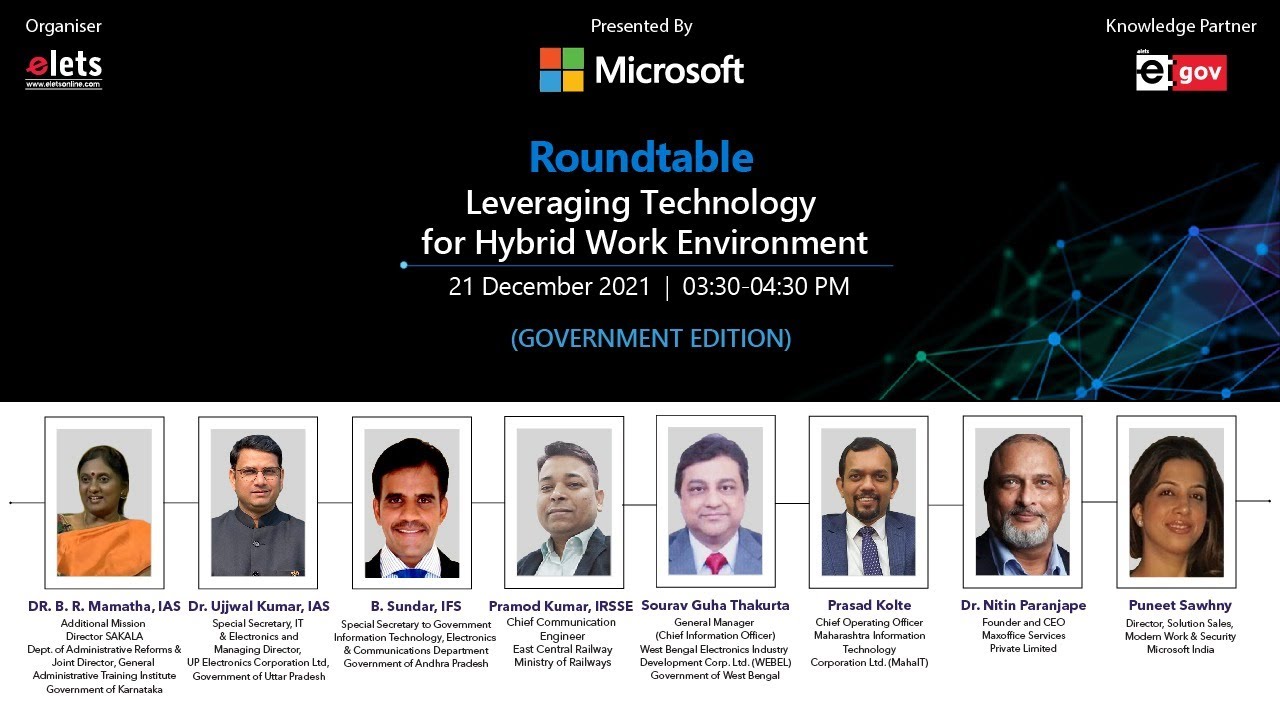 Leveraging Technology for Hybrid work Environment - Government Edition