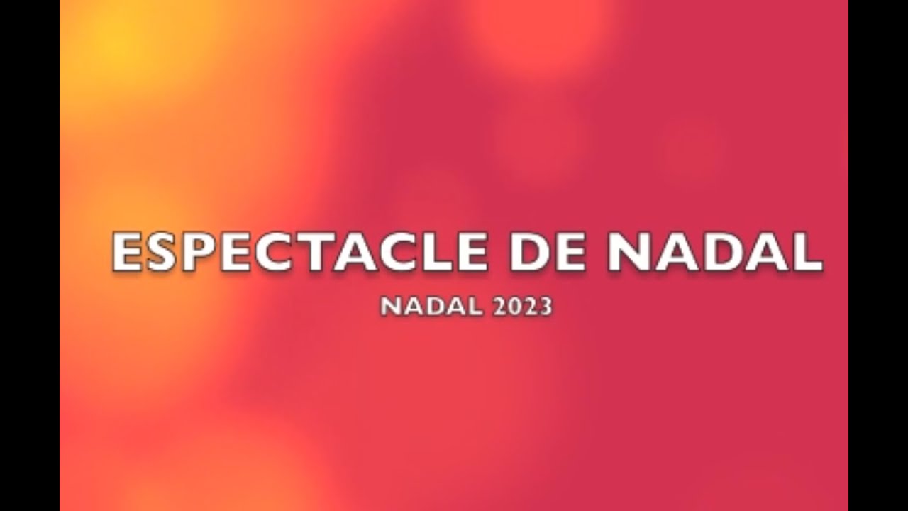 Espectacle de Nadal 2023  IES Llompart