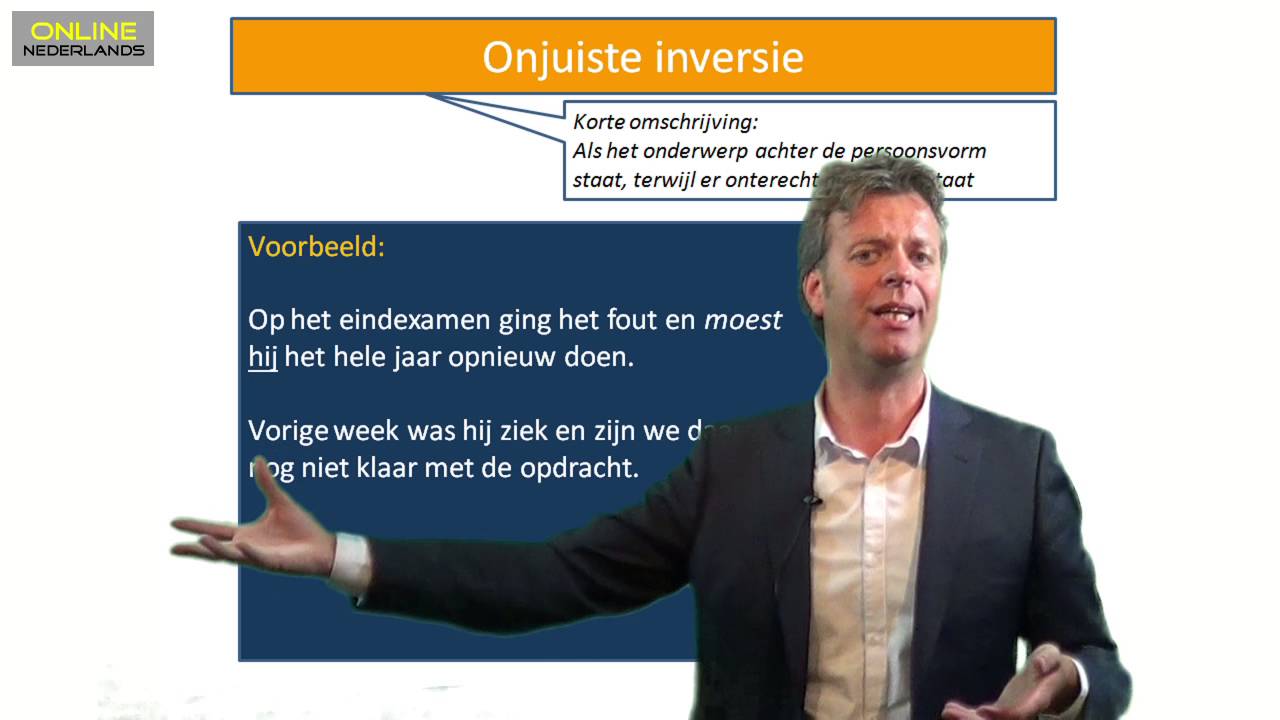 Formuleringsfouten (aflevering 9) - onjuiste inversie