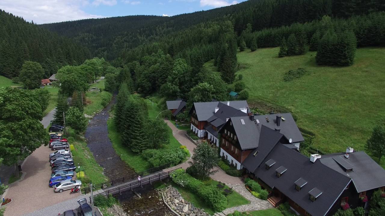 Chata Cyborga Bielice Kotlina Kłodzka Sudety DJI 0088