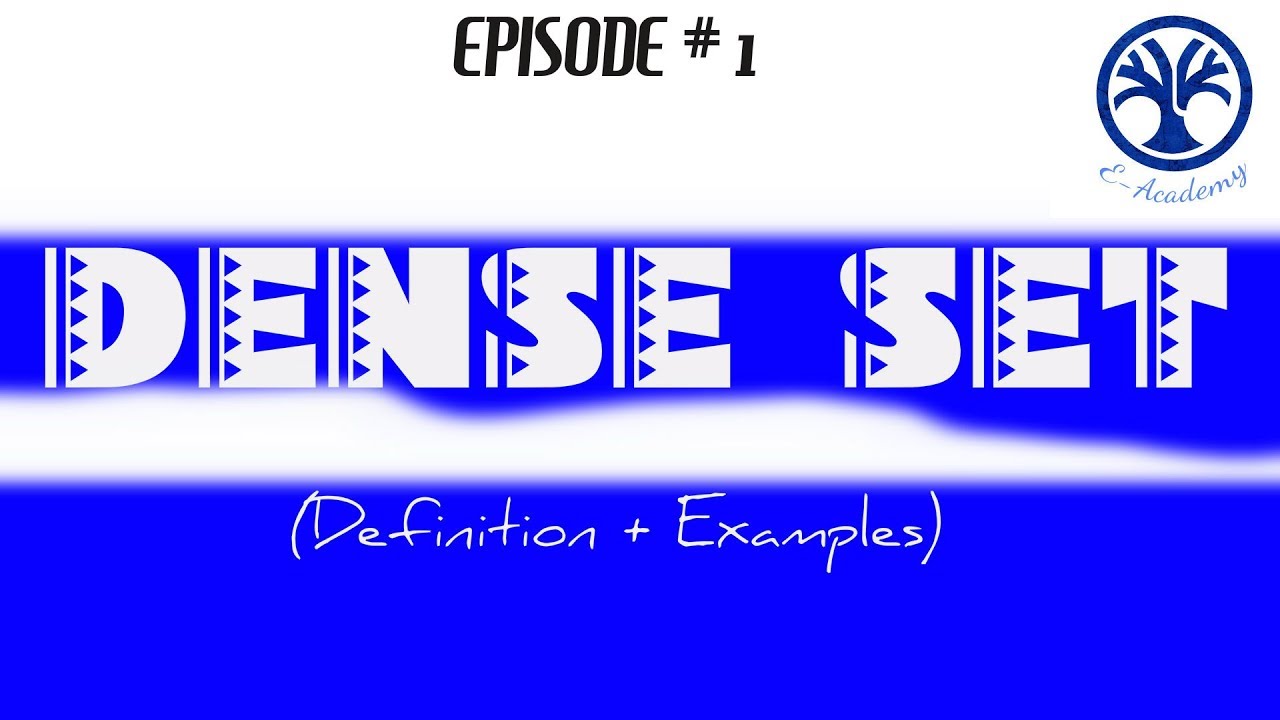 dense set in topological space