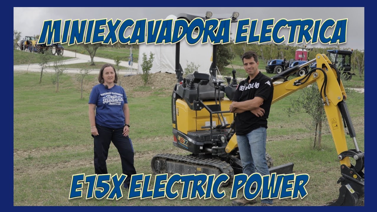 💥PRESENTAMOS la NUEVA E15X Electric Power💥, la PRIMERA miniexcavadora eléctrica ⚡️ de New Holland 🚜